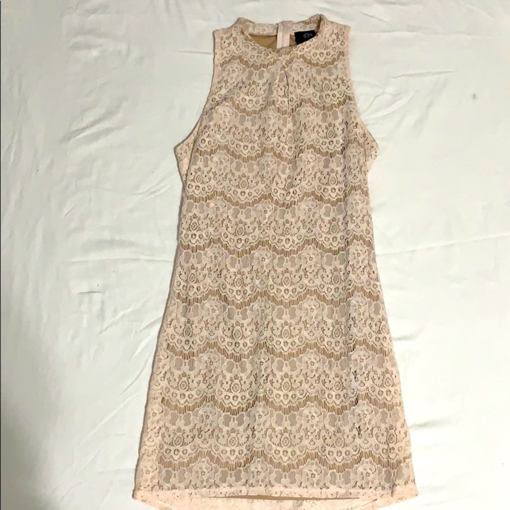 Cream Lace Dress